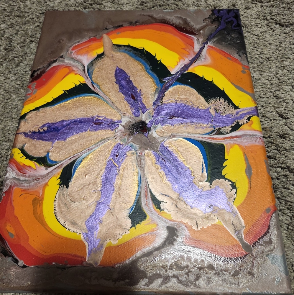 CANVAS ART FLOWER - Picture 2 of 4
